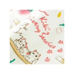 Clearance Maison Ghibli Mini Towel Cat Family 25 X 25 Cm - Kiki'S Delivery Service