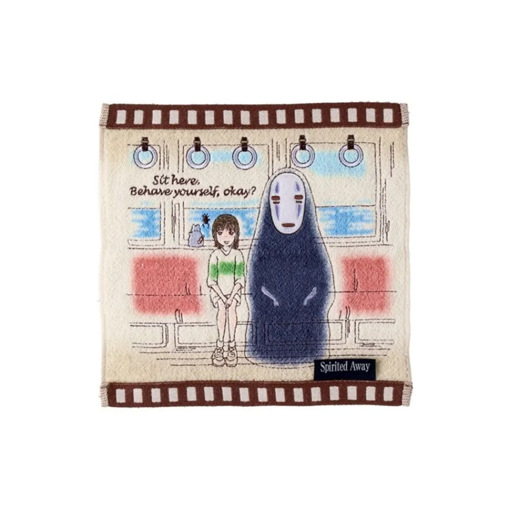 Outlet Maison Ghibli Mini Towel Celluloid Chihiro In The Train - Spirited Away