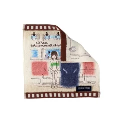Outlet Maison Ghibli Mini Towel Celluloid Chihiro In The Train - Spirited Away