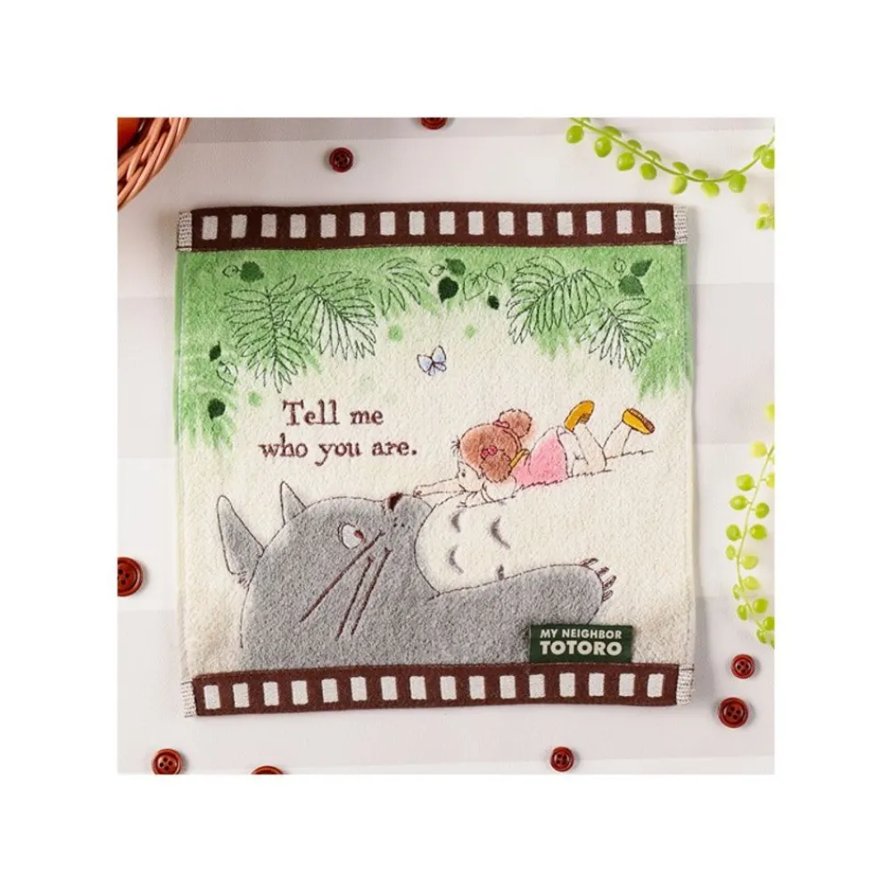 Outlet Maison Ghibli Mini Towel Celluloid Mei And Totoro - My Neighbor Totoro