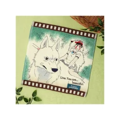 Sale Maison Ghibli Mini Towel Celluloid San - Princess Mononoke