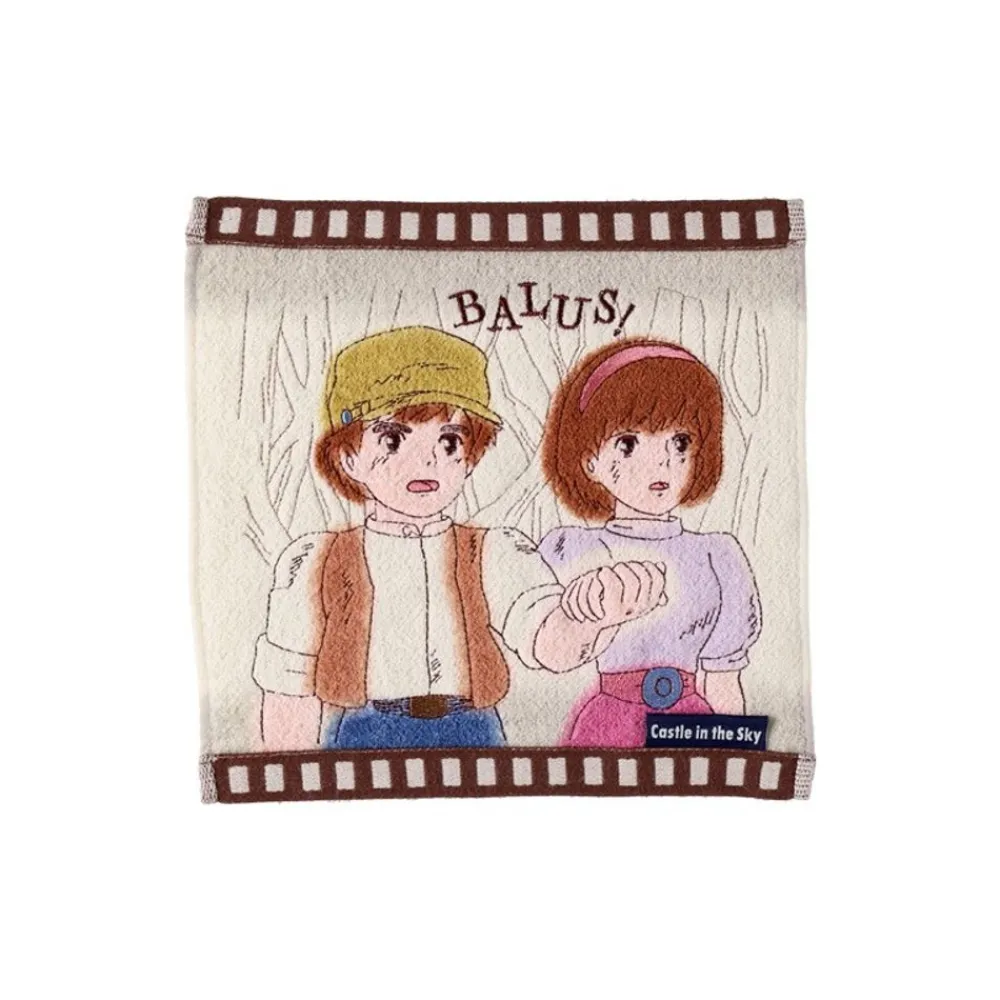 Clearance Maison Ghibli Mini Towel Celluloid Sheeta & Pazu - Castle In The Sky