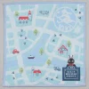 Hot Maison Ghibli Mini Towel City Map 25X25 Cm - Kiki'S Delivery Service