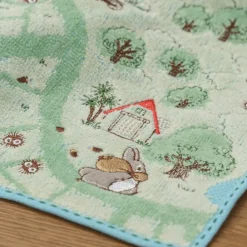 Best Maison Ghibli Mini Towel Hiking Map 25X25 Cm - My Neighbor Totoro