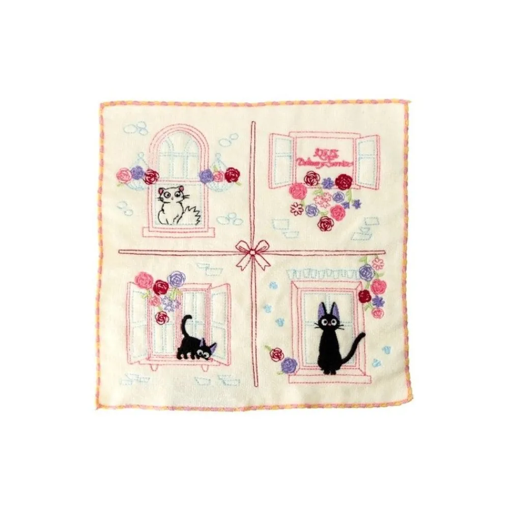 Hot Maison Ghibli Mini Towel Jiji By The Window 25X25 - Kiki'S Delivery Service