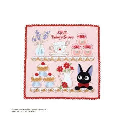 Maison Ghibli Mini Towel Jiji Pastries 25 X 25 Cm - Kiki'S Delivery Service