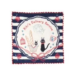 Hot Maison Ghibli Mini Towel Navy Blue Striped 25X25 - Kiki'S Delivery Service