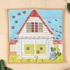 Hot Maison Ghibli Mini Towel Totoro & Kusakabe House 25X25 Cm - My Neighbor Totoro