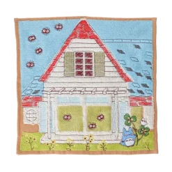 Hot Maison Ghibli Mini Towel Totoro & Kusakabe House 25X25 Cm - My Neighbor Totoro