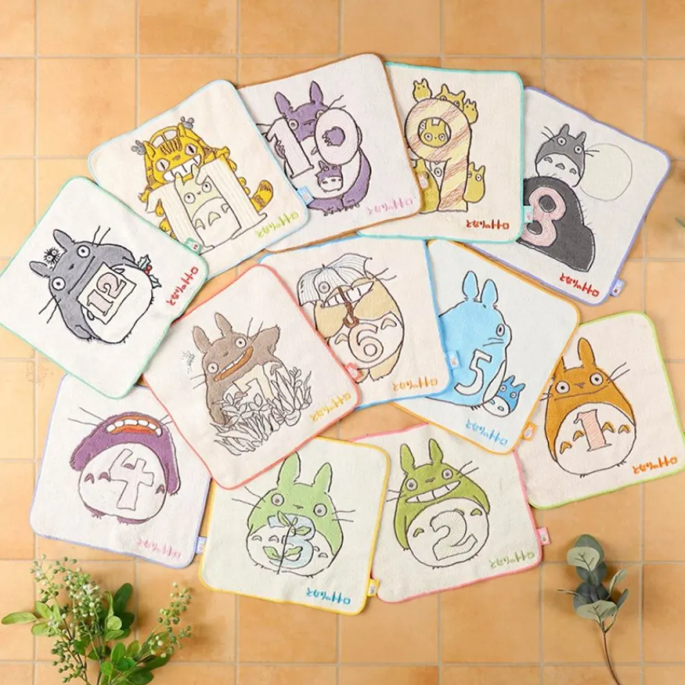 Hot Maison Ghibli Mini Towel Totoro Birthday 1 25X25 Cm - My Neighbor Totoro