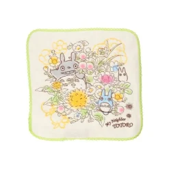 New Maison Ghibli Mini Towel Totoro Bunch Of Spring Flowers 25X25 Cm - My Neighbor Toto