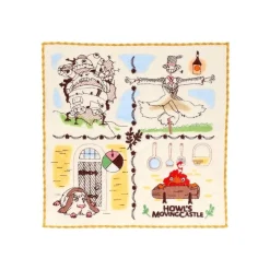 Clearance Maison Ghibli Mini Towel Townfolks Of Castle 25X25 Cm - Howl'S Moving Castle