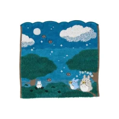 Outlet Maison Ghibli Mini Towel Under The Moon 25X25 Cm - My Neighbor Totoro