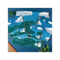 Outlet Maison Ghibli Mini Towel Under The Moon 25X25 Cm - My Neighbor Totoro