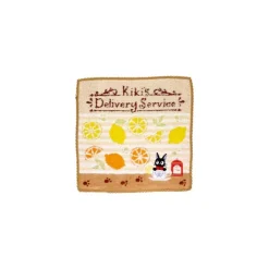 New Maison Ghibli Mini Towel Yellow Fruits Tea Time 23 23 Cm - Kiki'S Delivery Service