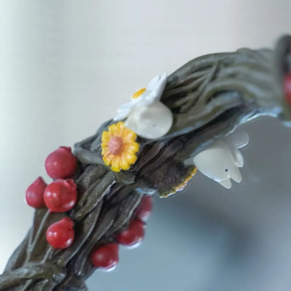 Best Maison Ghibli Mirror Flowers Garland Totoro - My Neighbor Totoro