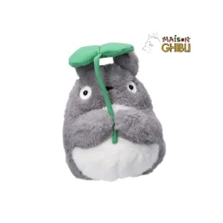 Clearance Maison Ghibli Nakayoshi Plush Big Totoro With Leaf - My Neighbor Totoro