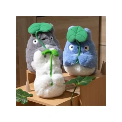 New Maison Ghibli Nakayoshi Plush Small Totoro With Leaf - My Neighbor Totoro