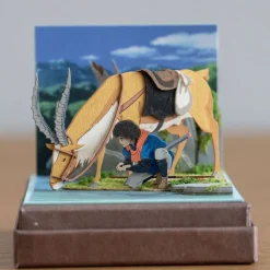 New Maison Ghibli Paper Craft Ashitaka Et Yakul - Princess Mononoke