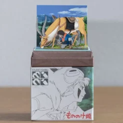New Maison Ghibli Paper Craft Ashitaka Et Yakul - Princess Mononoke