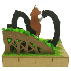Sale Maison Ghibli Paper Craft Howl'S Ashitaka In The Forest - Princess Mononoke