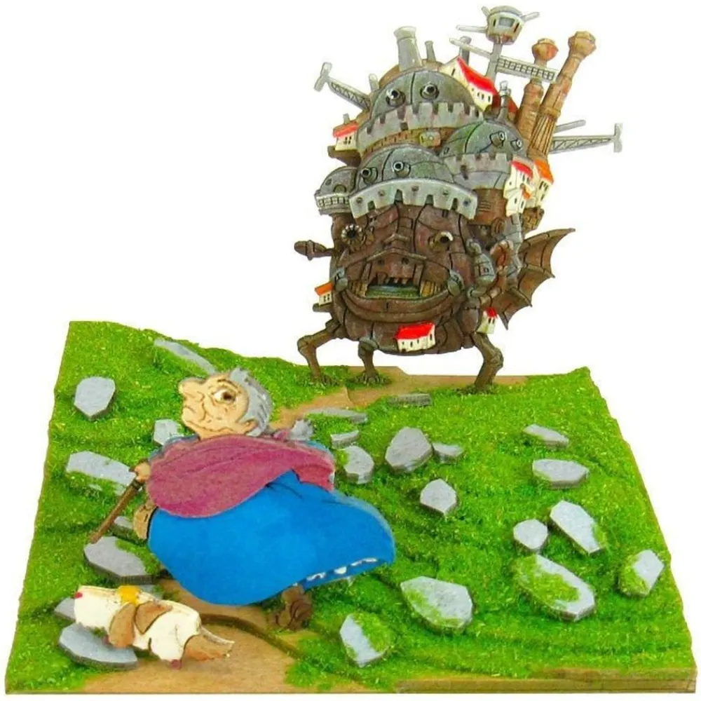 Maison Ghibli Paper Craft Howl'S Castle & Sophie - Howl'S Moving Castle
