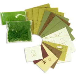 Maison Ghibli Paper Craft San & Moro Wolf - Princess Mononoke