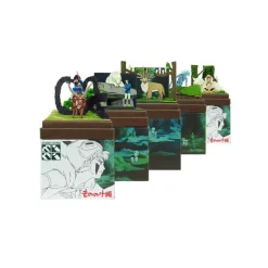 Maison Ghibli Paper Craft San & Moro Wolf - Princess Mononoke