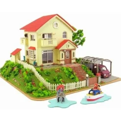Discount Maison Ghibli Paper Craft Sosuke & Ponyo'S House - Ponyo On The Cliff