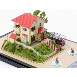 Discount Maison Ghibli Paper Craft Sosuke & Ponyo'S House - Ponyo On The Cliff