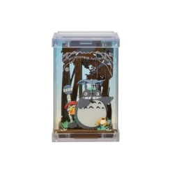 Maison Ghibli Paper Theater Cube The Rain Dance - My Neighbor Totoro