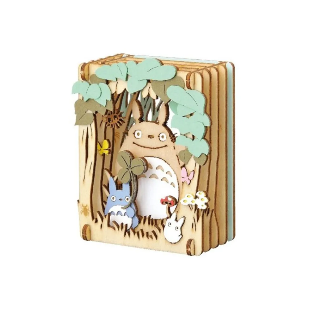 New Maison Ghibli Paper Theater Wood Style Totoro Dondoko - My Neighbor Totoro