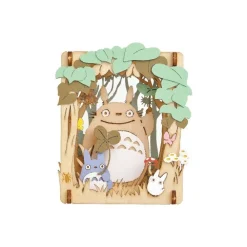 New Maison Ghibli Paper Theater Wood Style Totoro Dondoko - My Neighbor Totoro