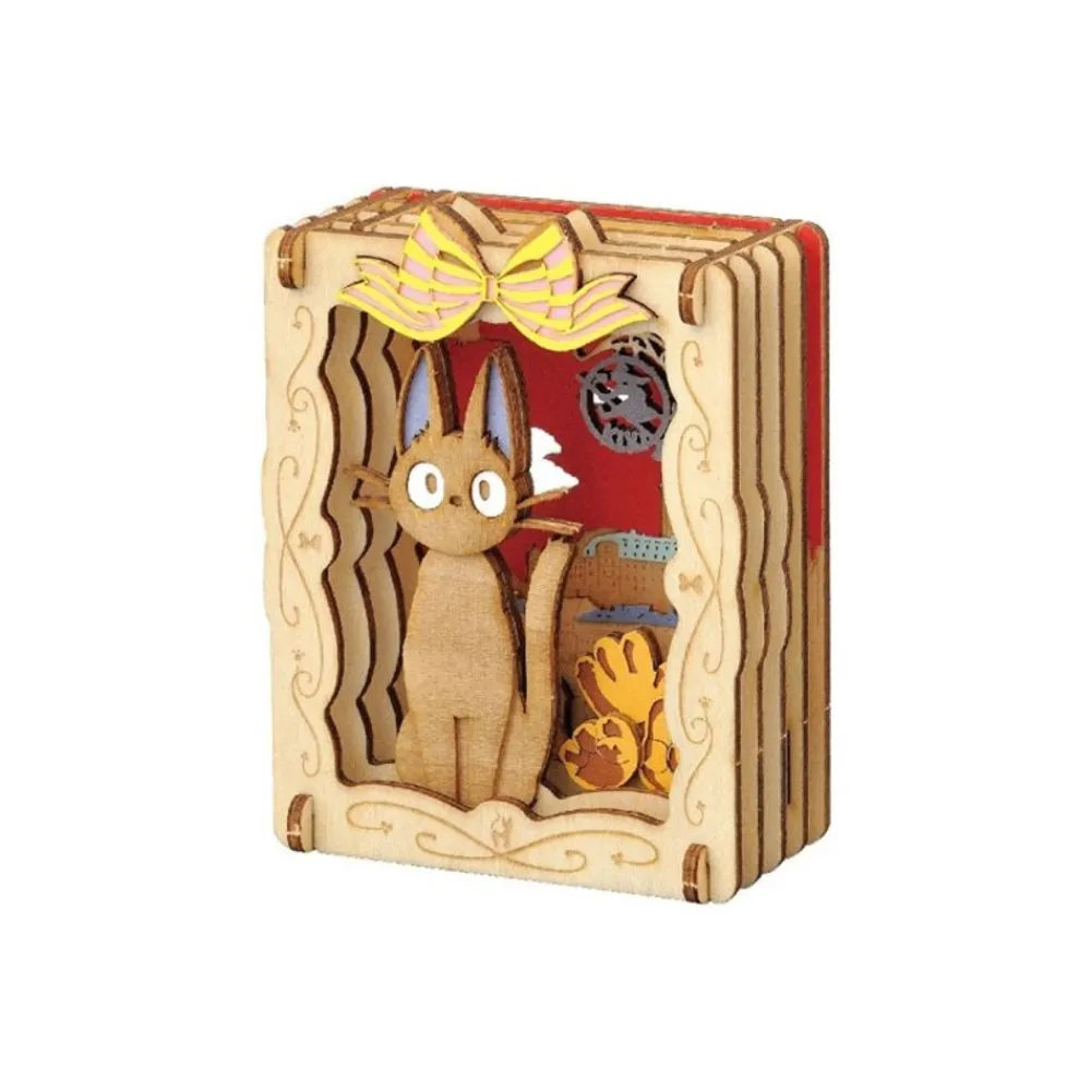 Maison Ghibli Paper Theater Wood Style Jiji Bakery - Kiki'S Delivery Service