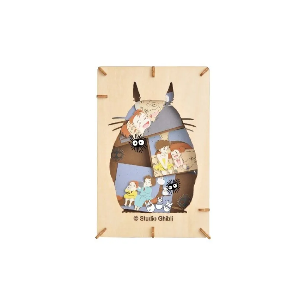 Discount Maison Ghibli Paper Theater Wood Style Silhouette Big Totoro - My Neighbor Totoro