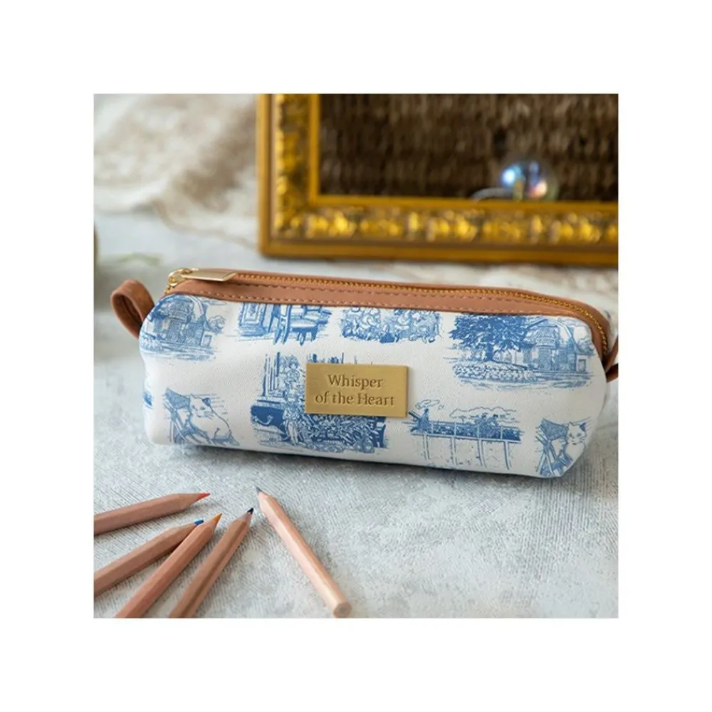 Best Maison Ghibli Pencil Case Blue Nostalgia - Whisper Of The Heart