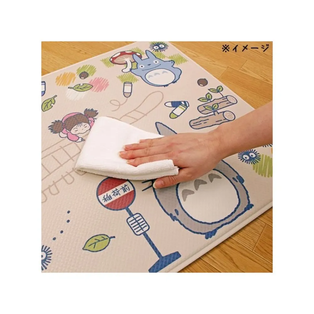 Maison Ghibli Plastic Long Play Mat Totoro, Drawing 45X120Cm(Beige)- My Neighbor To