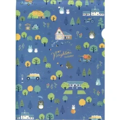 Hot Maison Ghibli Plastic Shirt Blue Totoro In The Forest-My Neighbor Totoro