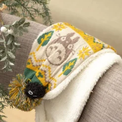 Clearance Maison Ghibli Pom Pom Scarf Totoro & Soot Sprites - My Neighbor Totoro