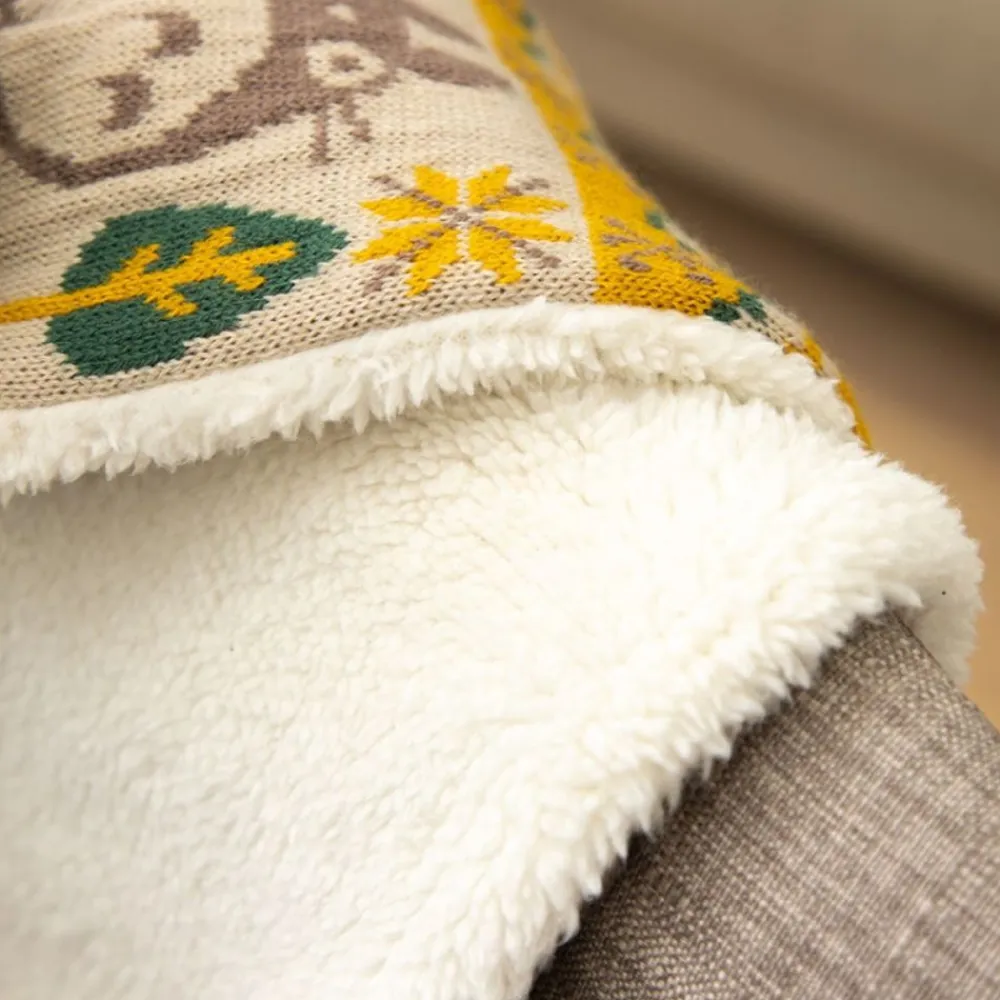 Clearance Maison Ghibli Pom Pom Scarf Totoro & Soot Sprites - My Neighbor Totoro