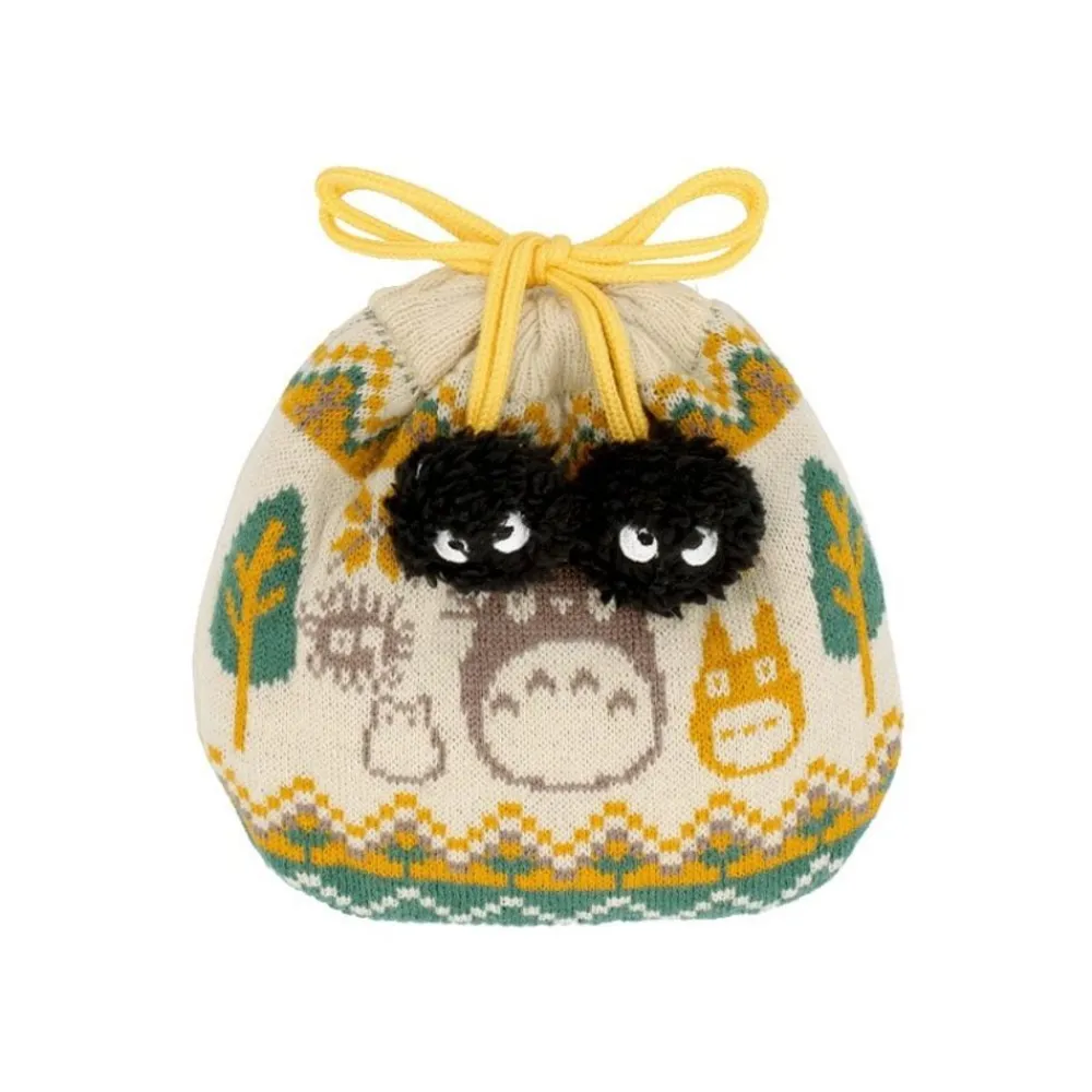 Best Maison Ghibli Pom Pom Series Knit Cloth Bag Hide-And-Seek - My Neighbor Totoro