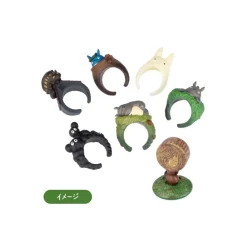 Sale Maison Ghibli Pose Collection Totoro Assortment Of 6 Rings - My Neighbor Totoro