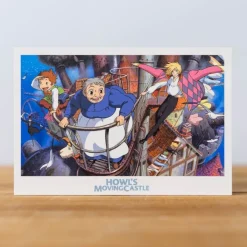 Hot Maison Ghibli Postcard - Howl'S Moving Castle
