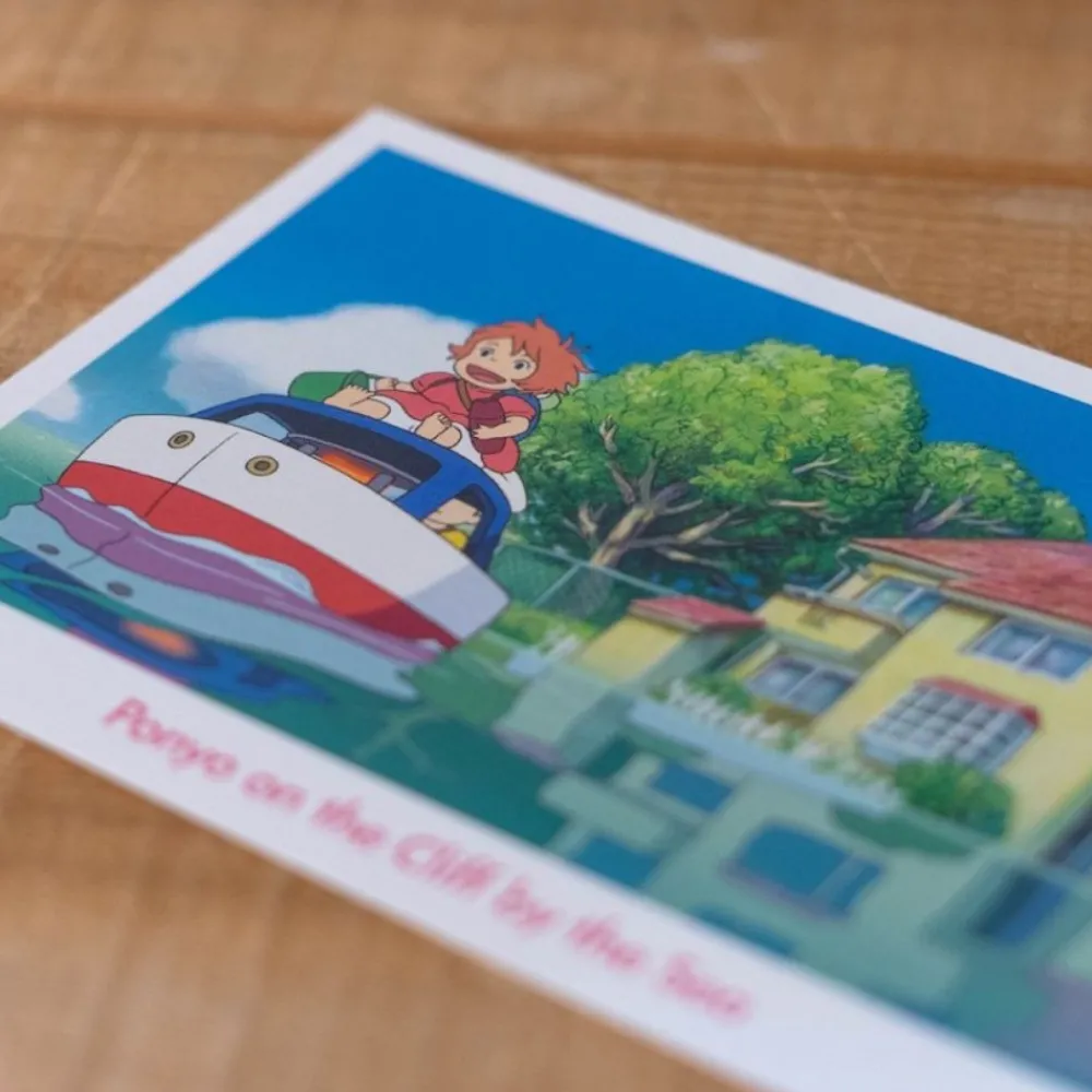 Best Maison Ghibli Postcard Ponyo - Ponyo On The Cliff