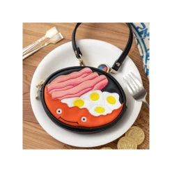 Best Maison Ghibli Purse Calcifer & Bacon And Egg - Howl'S Moving Castle
