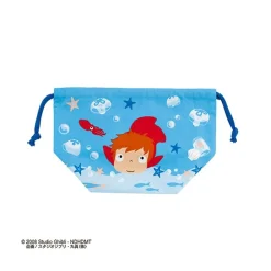 Best Maison Ghibli Satchel With Lanyard Ponyo In The Ocean 17X26 - Ponyo On The Cliff