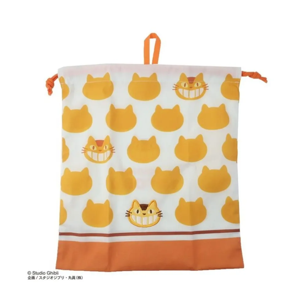 Discount Maison Ghibli Satchel With Lanyard Silhouette Catbus 20 X 19 Cm - My Neighbor Toto