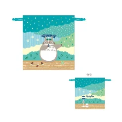 Best Maison Ghibli Satchel With Lanyard Totoro Under The Rain 20 X 19 Cm - My Neighbor T