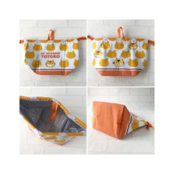 Clearance Maison Ghibli Satchel With Ring Catbus Silhouette 17 X 26 Cm - My Neighbor Totoro