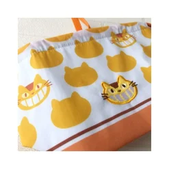 Clearance Maison Ghibli Satchel With Ring Catbus Silhouette 17 X 26 Cm - My Neighbor Totoro